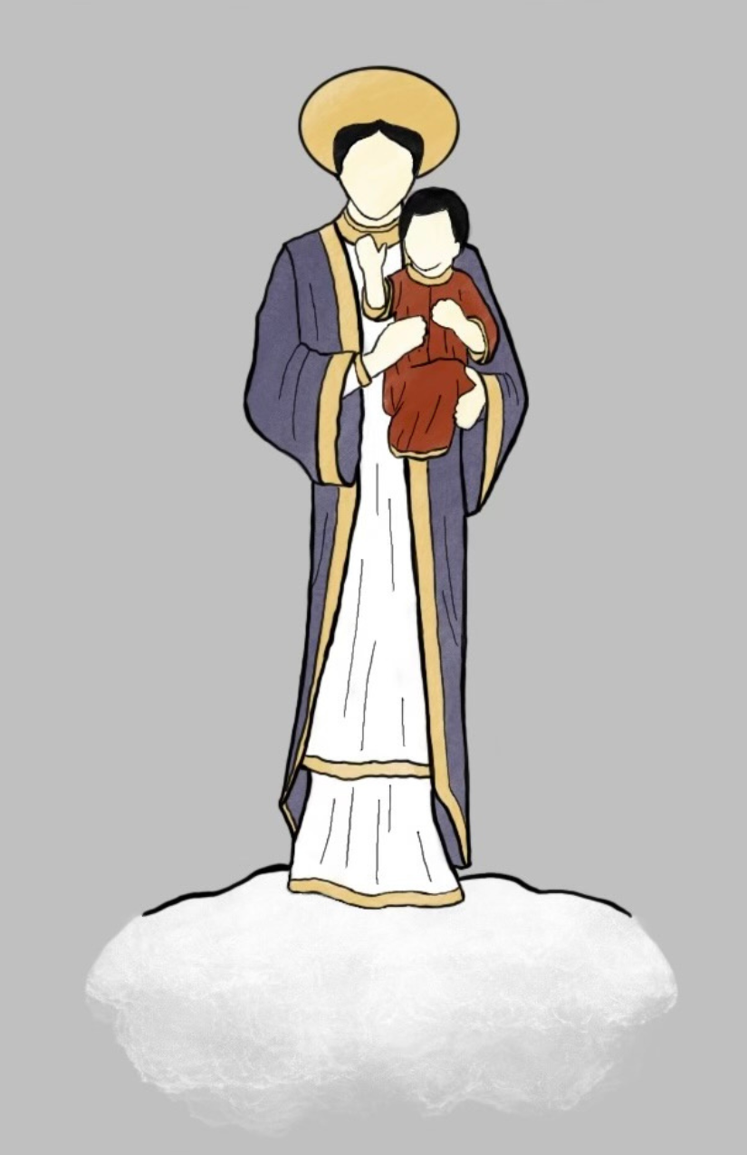 Our Lady of La'Vang Prayer Card (set of 12)