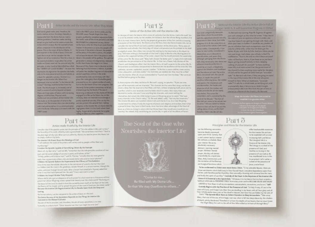 (1ct.) Summary of the Soul of the Apostolate