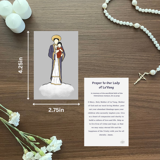 (33ct.) Our Lady of La'Vang Prayer Card