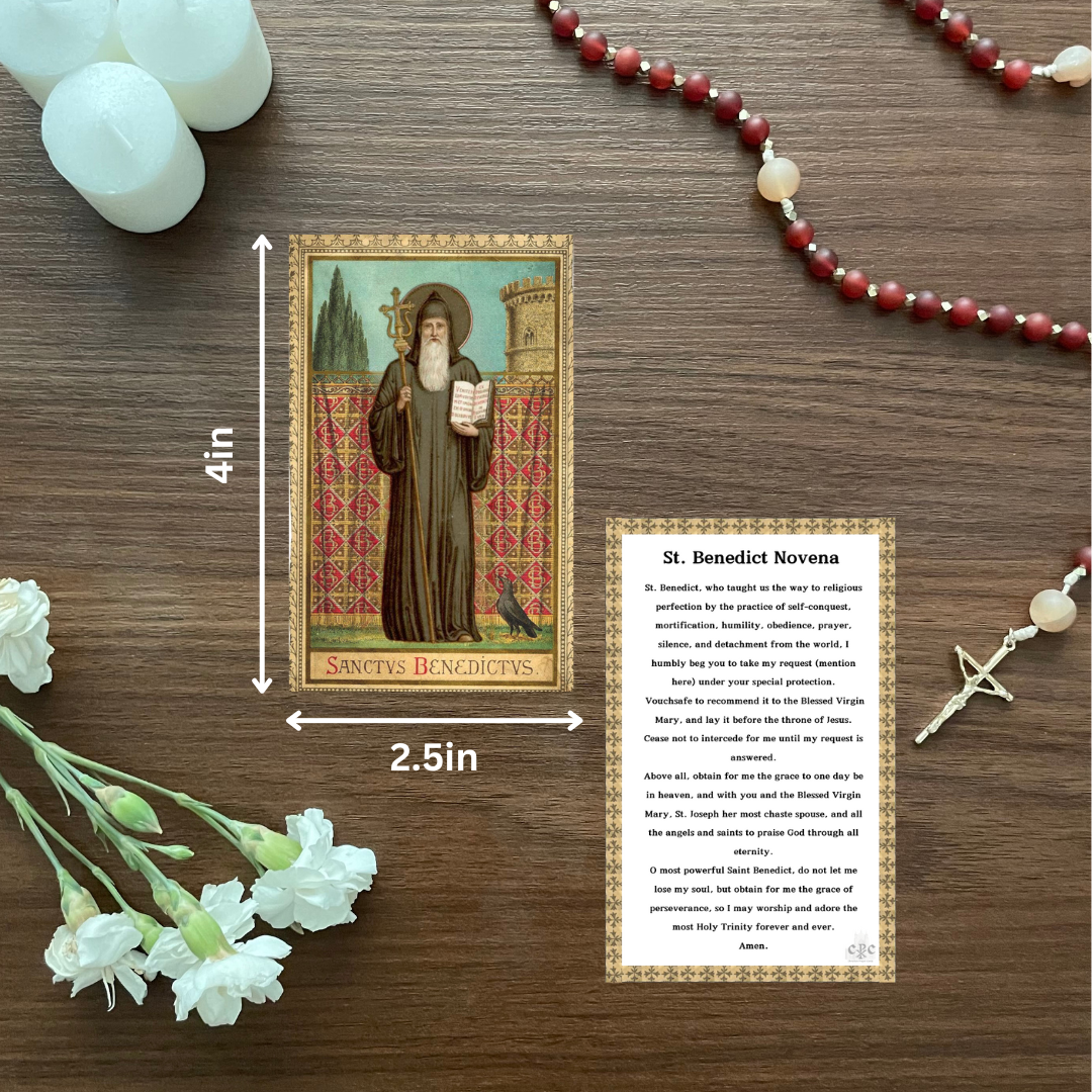 St. Benedict Prayer Cards (set of 12)