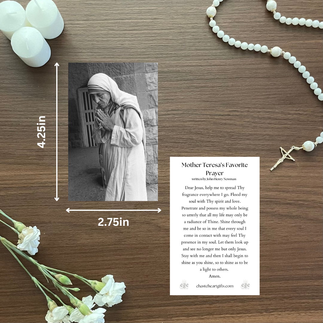 (33ct.) Mother Teresa Prayer Card